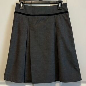 The Limited Charcoal A-Line Skirt